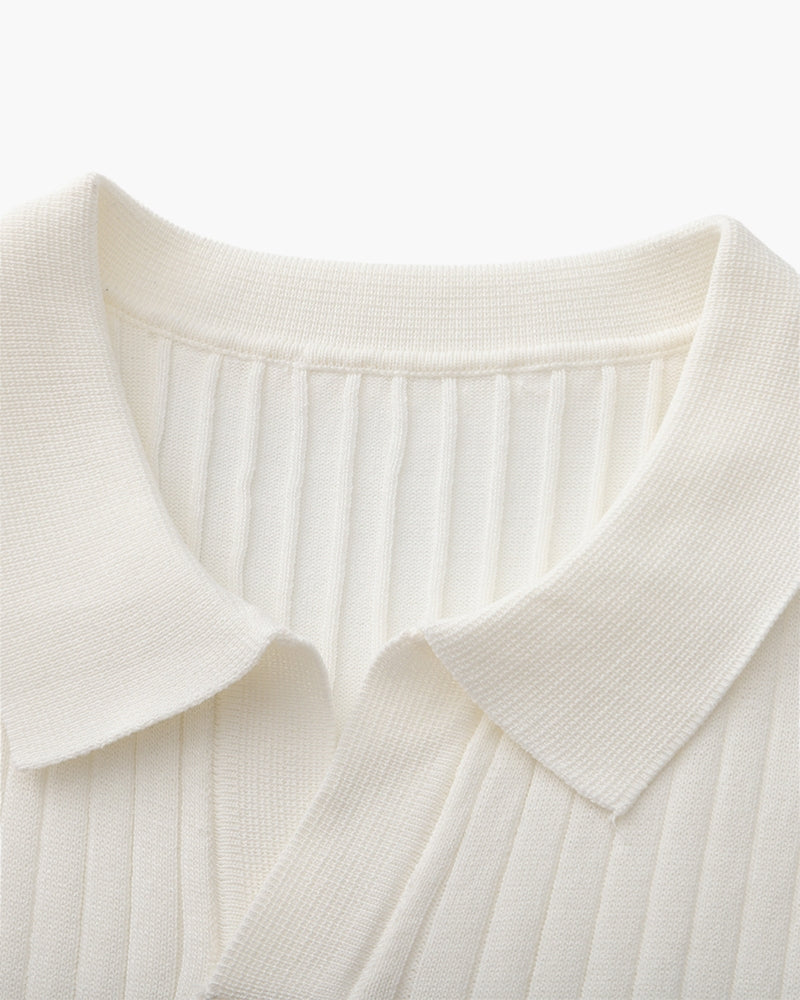 Bari | Comfortable Ribbed Polo