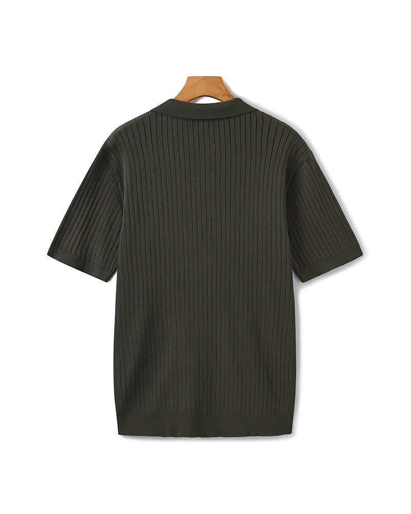 Bari | Comfortable Ribbed Polo
