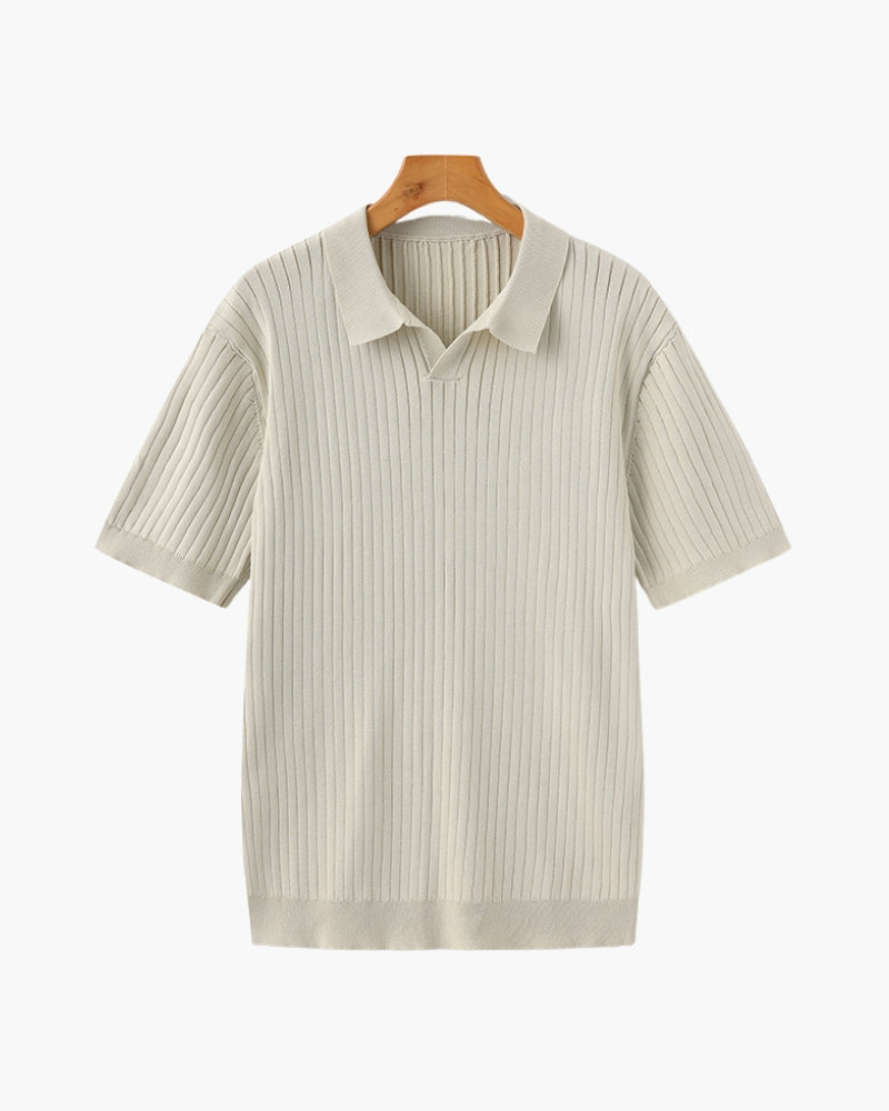 Bari | Comfortable Ribbed Polo