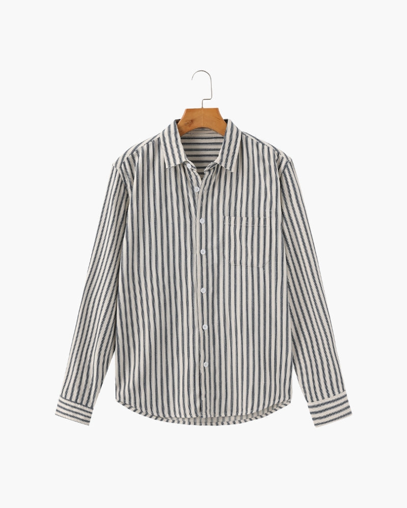 Josh | Lightweight Striped Shirt