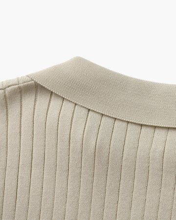 Bari | Comfortable Ribbed Polo