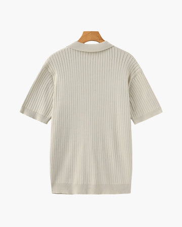 Bari | Comfortable Ribbed Polo