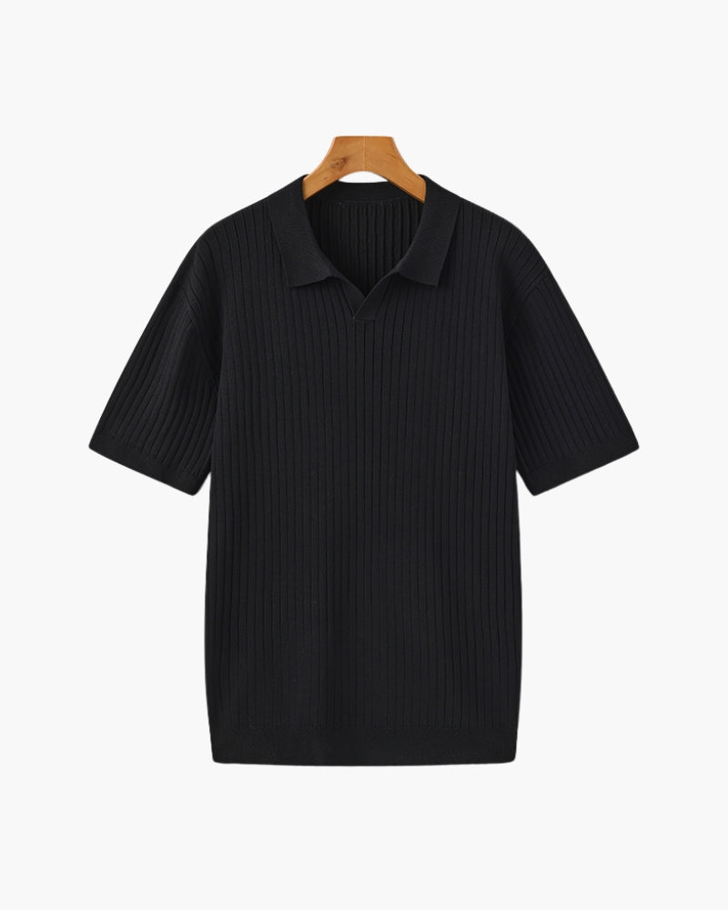 Bari | Comfortable Ribbed Polo
