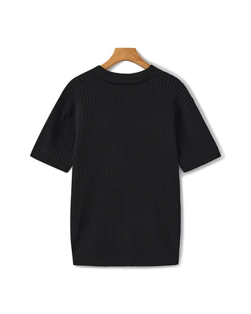 Bari | Comfortable Ribbed Polo