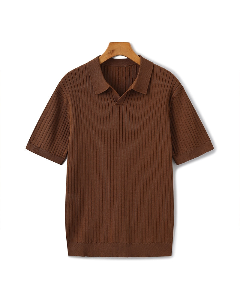 Bari | Comfortable Ribbed Polo