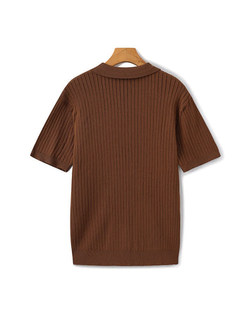 Bari | Comfortable Ribbed Polo