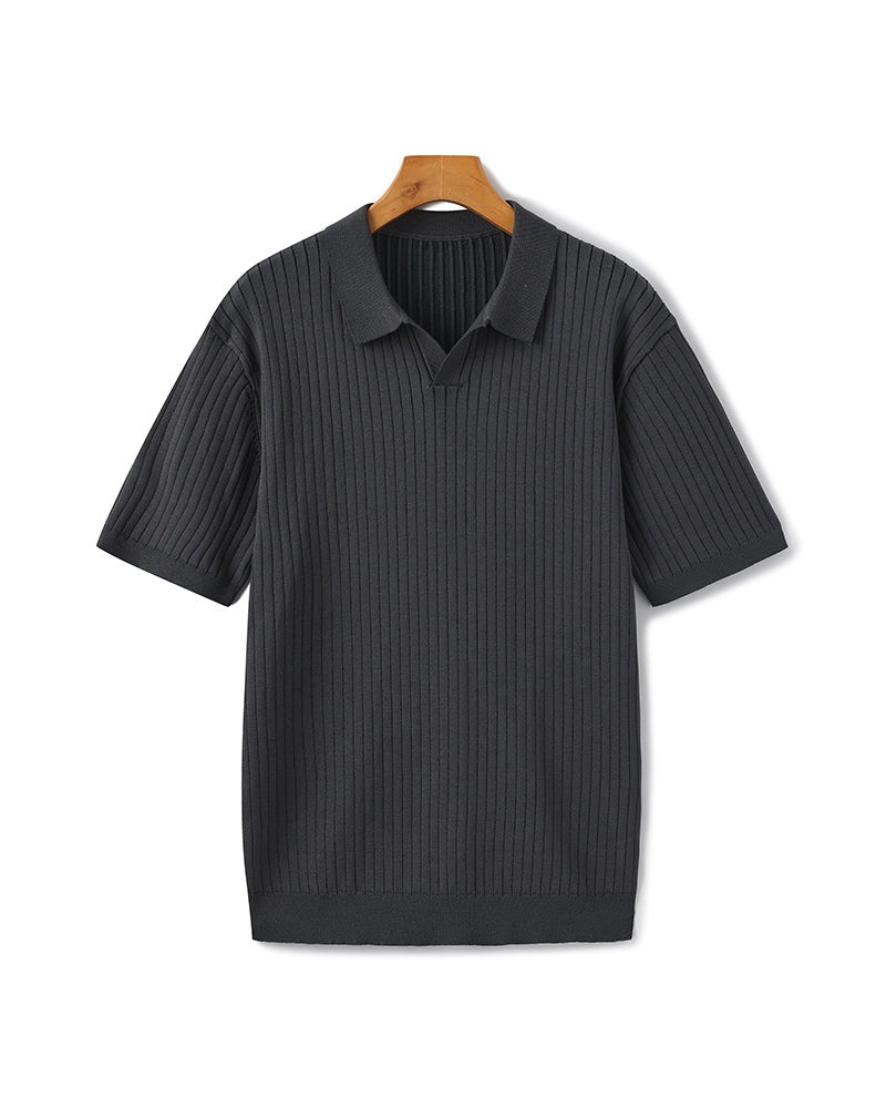 Bari | Comfortable Ribbed Polo