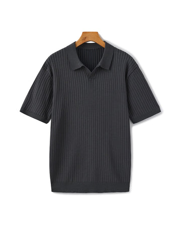 Bari | Comfortable Ribbed Polo