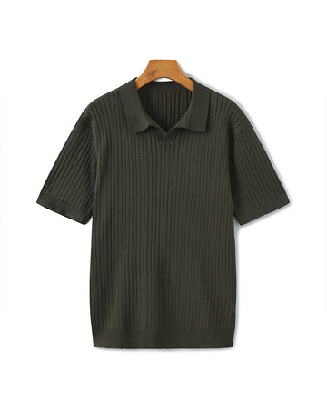 Bari | Comfortable Ribbed Polo