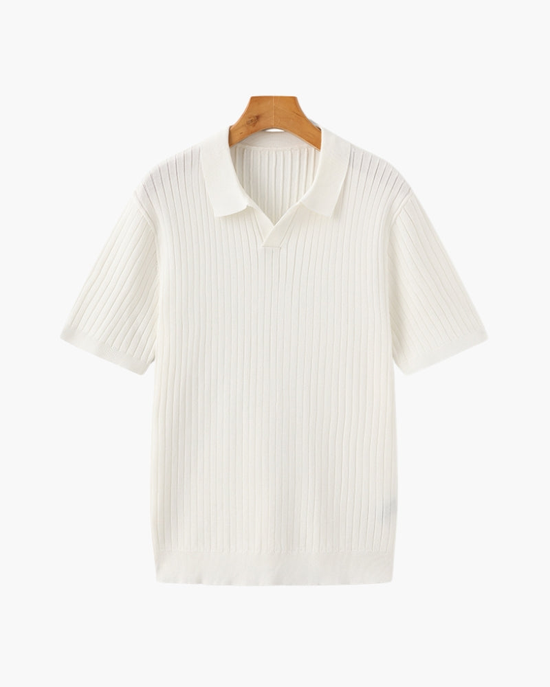 Bari | Comfortable Ribbed Polo