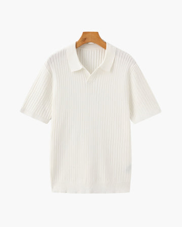 Bari | Comfortable Ribbed Polo