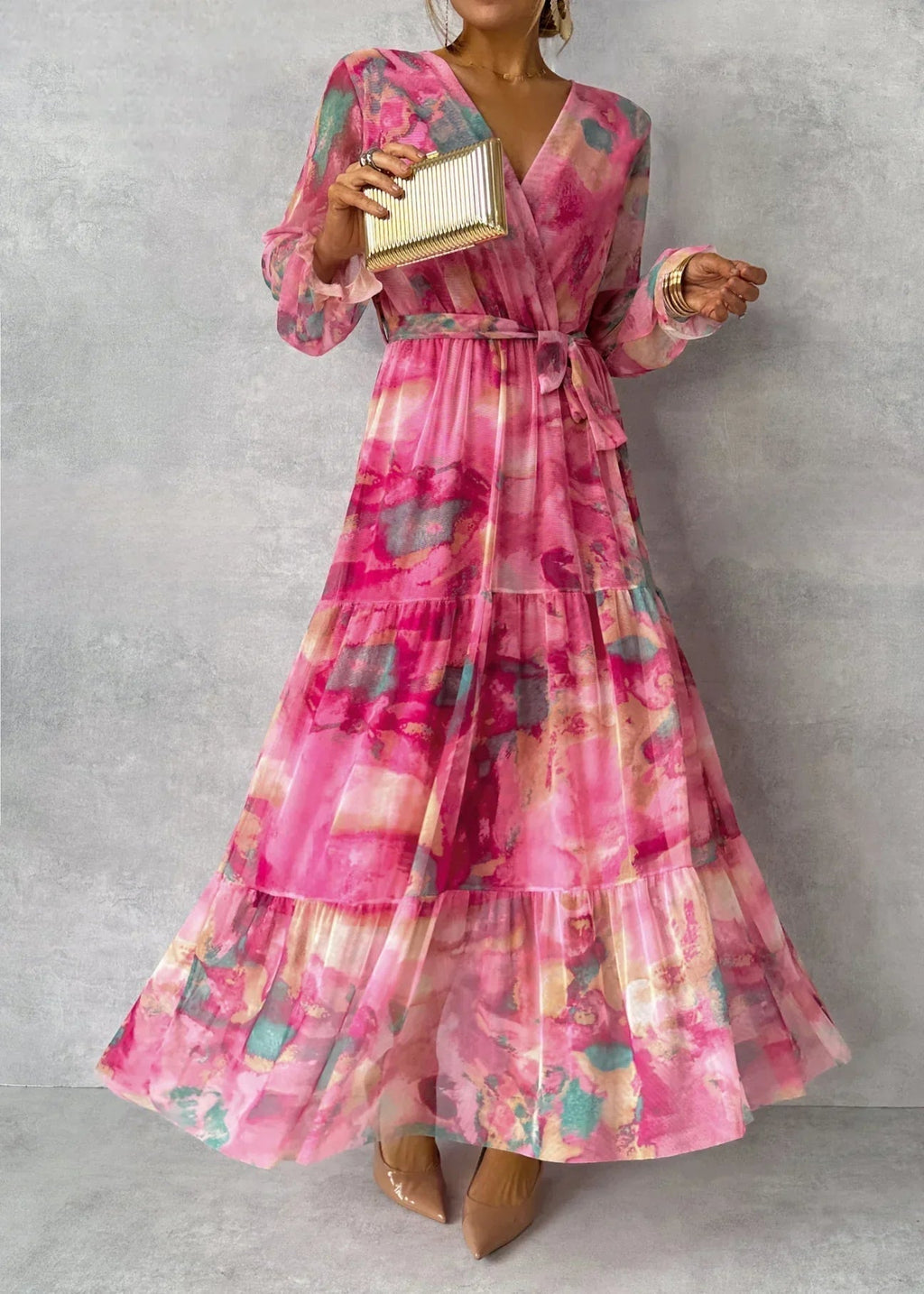 Floral™ | Flowy Wrap Dress