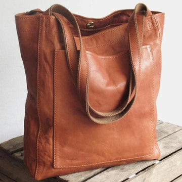 Olivia | Vegan Leather Tote Bag