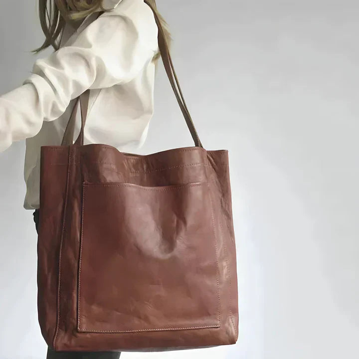 Olivia | Vegan Leather Tote Bag