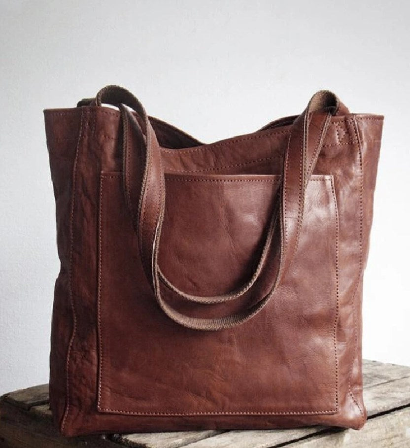 Olivia | Vegan Leather Tote Bag