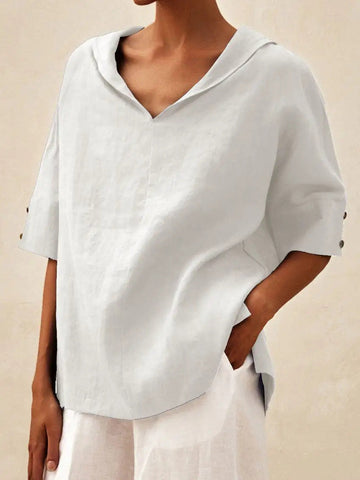 Jula | Elegant V-Neck Blouse