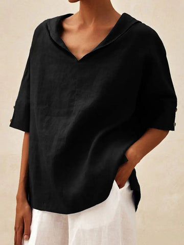 Jula | Elegant V-Neck Blouse