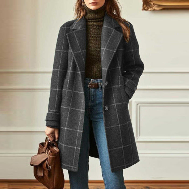 Sally | Timeless Checked Coat