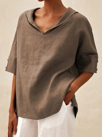 Jula | Elegant V-Neck Blouse