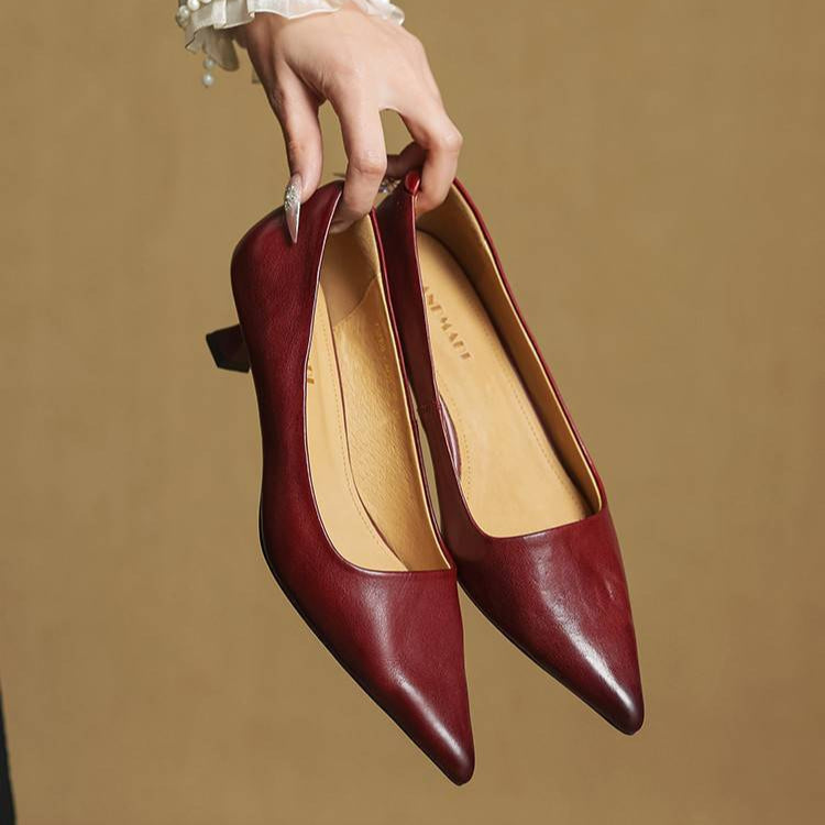 Anok | Genuine Leather Heels