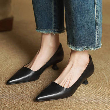 Anok | Genuine Leather Heels