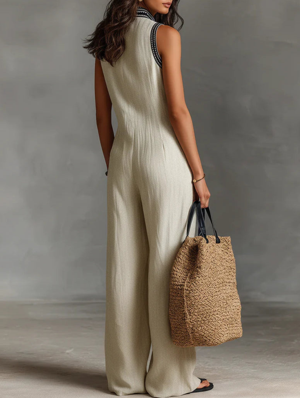 Bibi Flowing Sleeveless Jumpsuit