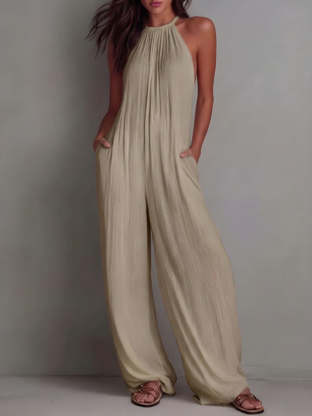 Elena Halterneck Jumpsuit