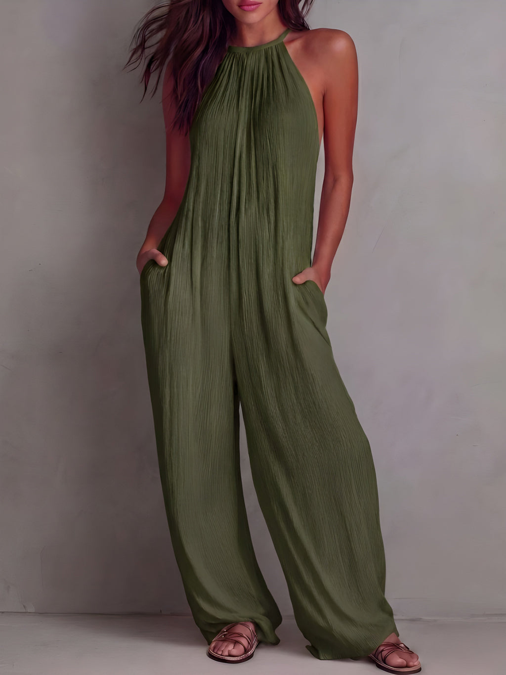 Elena Halterneck Jumpsuit