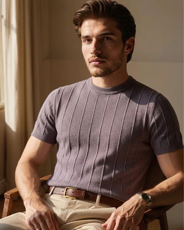 Cannes | Comfortable Ribbed T-Shirt