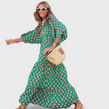Corinna | Comfortable Long Artisan Dress