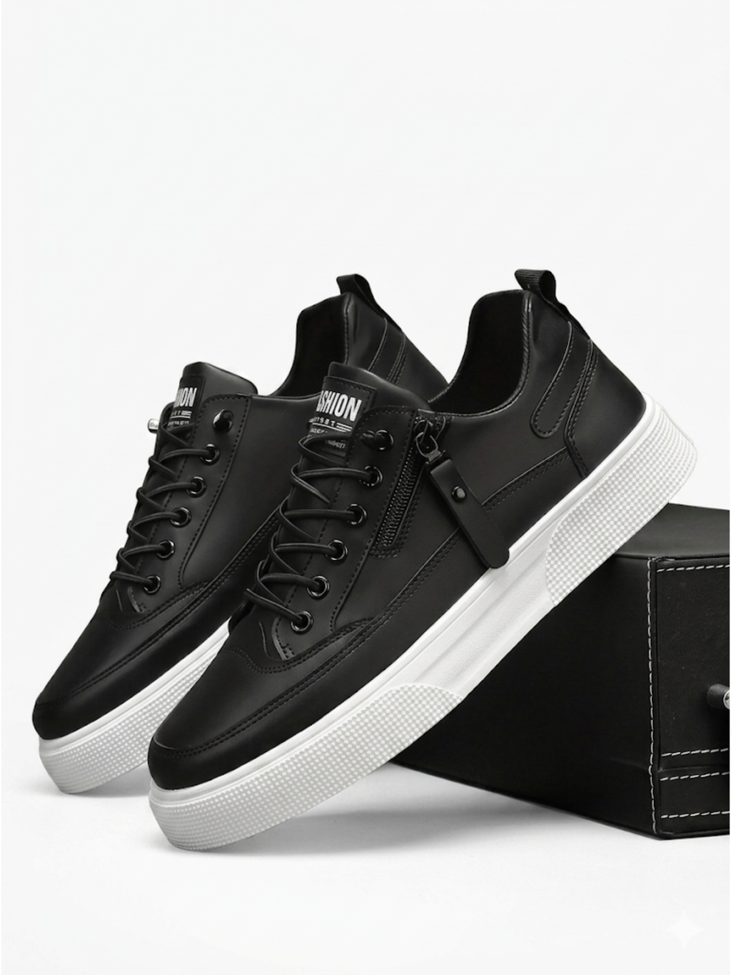 Hudson | Vegan Leather Sneakers