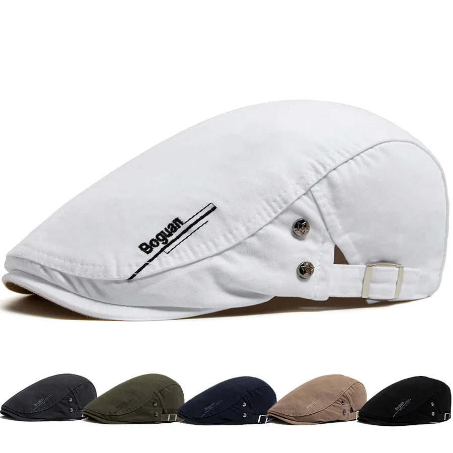 Anthony | Vintage Cap with Button Detail