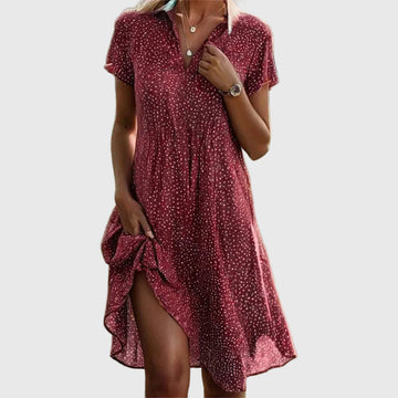 Amélie | Elegant Premium Silk-Look Maxi Dress