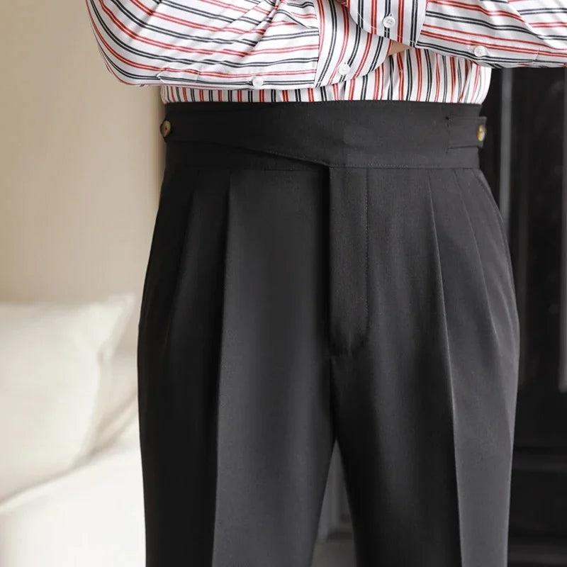 Mavro | Comfortable Plaid Smart Trousers
