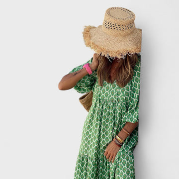 Corinna | Comfortable Long Artisan Dress