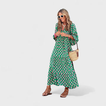Corinna | Comfortable Long Artisan Dress