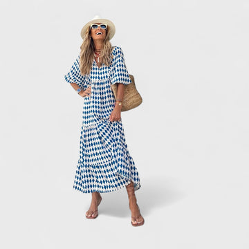 Corinna | Comfortable Long Artisan Dress
