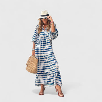 Corinna | Comfortable Long Artisan Dress