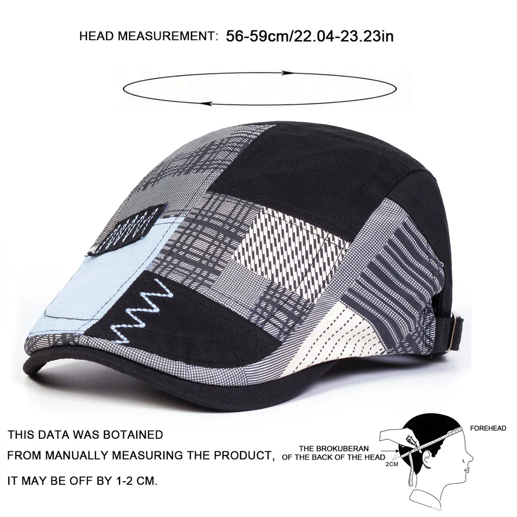 Simon | Patchwork Men’s Cap