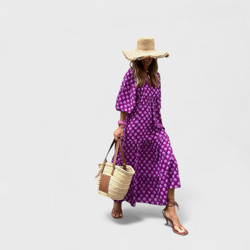 Corinna | Comfortable Long Artisan Dress