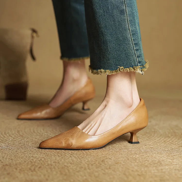 Anok | Genuine Leather Heels