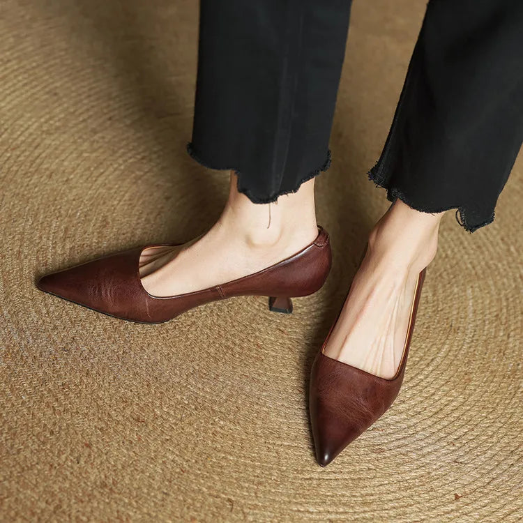 Anok | Genuine Leather Heels