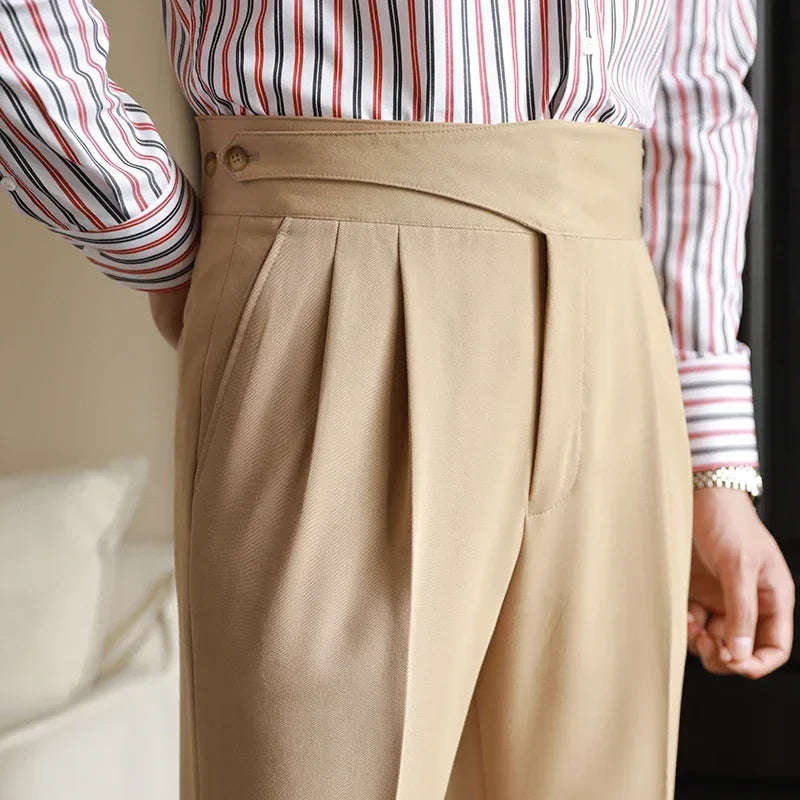 Mavro | Comfortable Plaid Smart Trousers