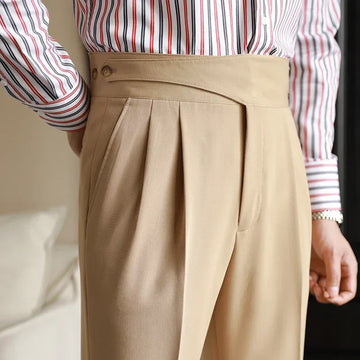 Mavro | Comfortable Plaid Smart Trousers