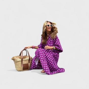 Corinna | Comfortable Long Artisan Dress
