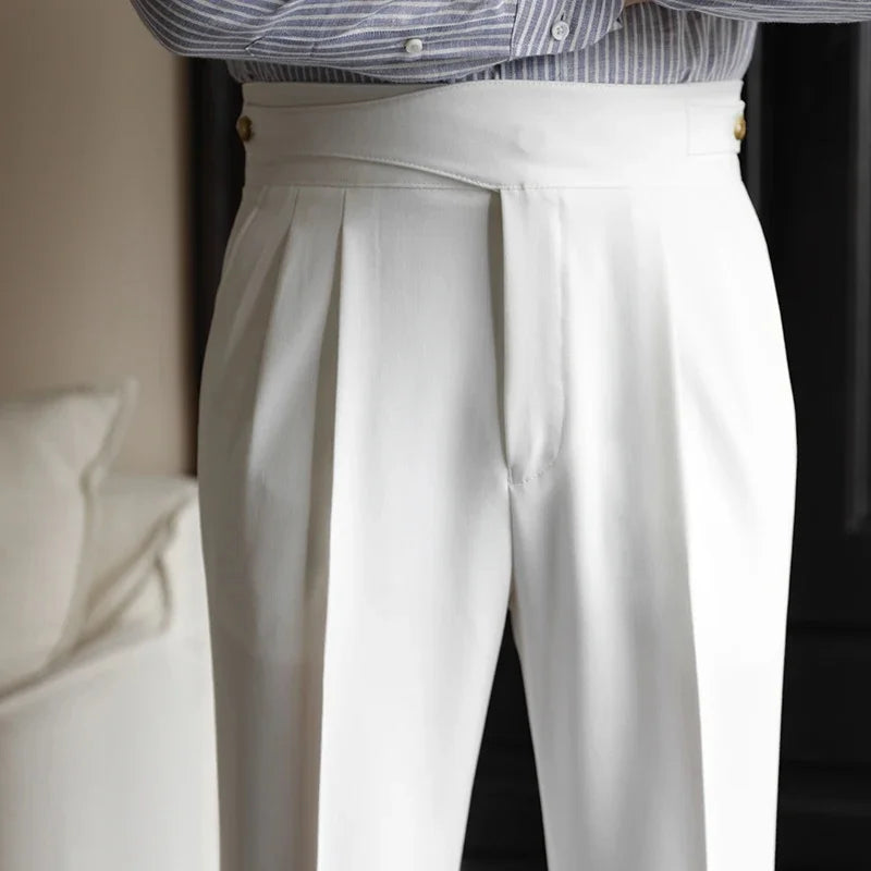 Mavro | Comfortable Plaid Smart Trousers