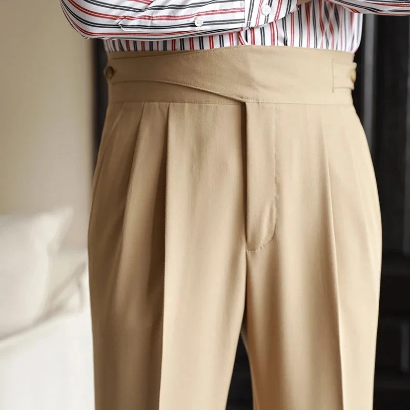 Mavro | Comfortable Plaid Smart Trousers