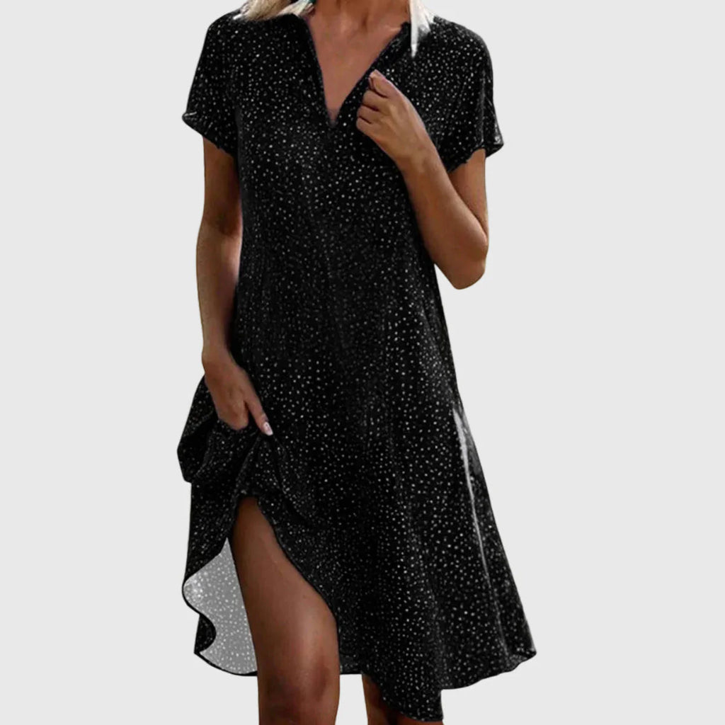 Amélie | Elegant Premium Silk-Look Maxi Dress