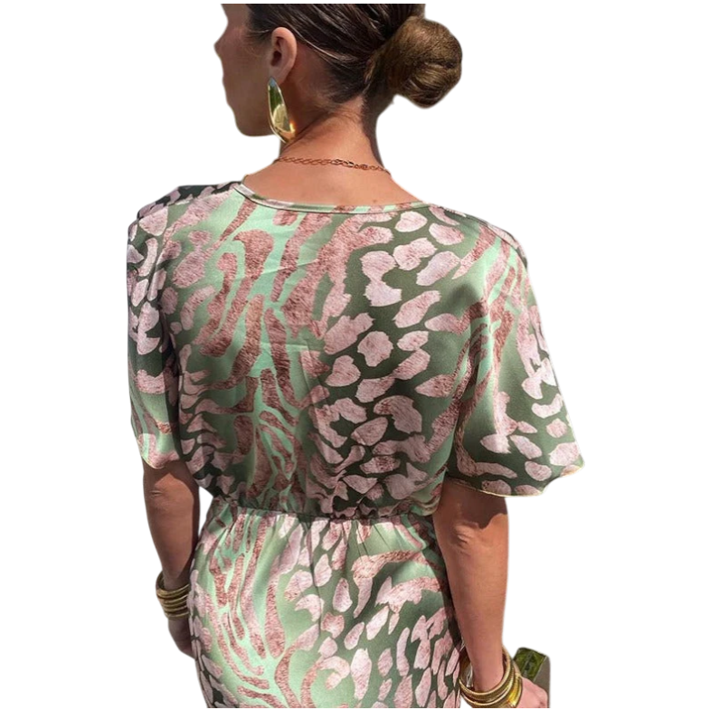 Nela | Flowy Wrap Maxi Dress