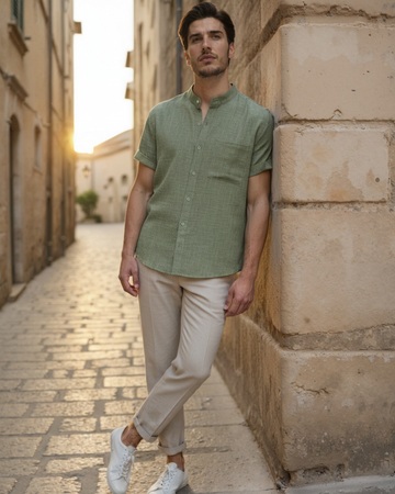 Mandarin | Lightweight Casual Shirt